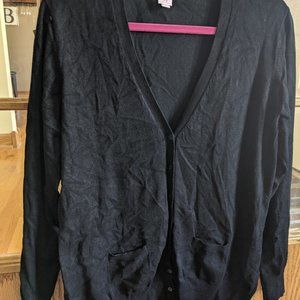 Isaac Mizrahi Black Cardigan